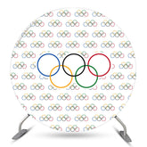 olympisch Ringe Sport Wettbewerb Runden Hintergrund